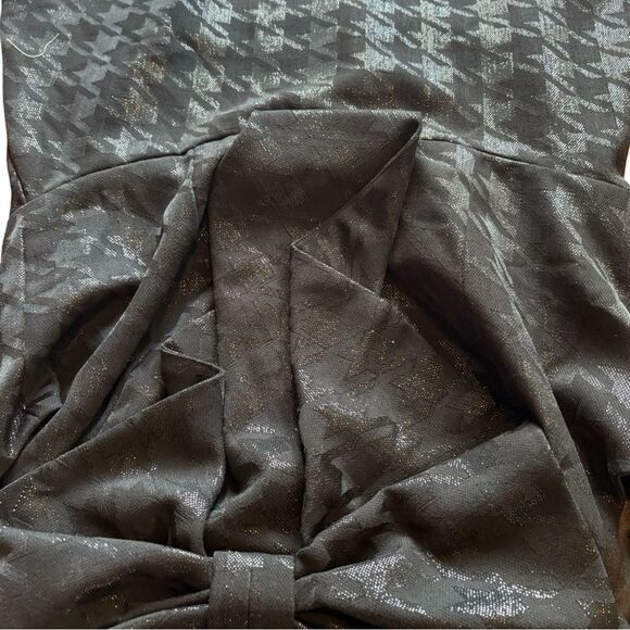 Anthropologie NWT Black Ruffle Peplum Blouse - Picture 3 of 7